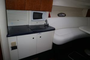 Galley to port