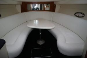 Large forward saloon area and make up berth